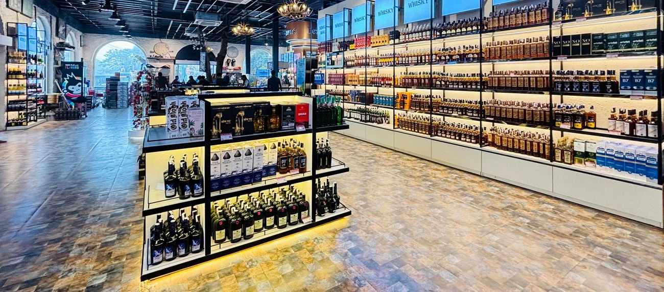L1 Wine Shop Gurugram — Contact Us page banner